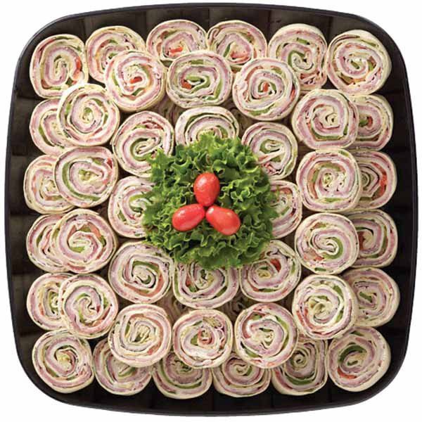 Party Pinwheels
Lavash bread with your choice of fillings: turkey-avocado with bacon, Italian, roast beef, vegetarian, and ham and cheese
10 Servings
$49.99